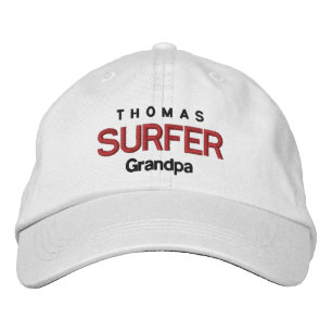 SURFER GRANDPA Personalised Adjustable Hat V07A