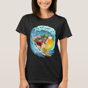 Surfer Hippie Adventure Never Too Old Surfing Like T-Shirt