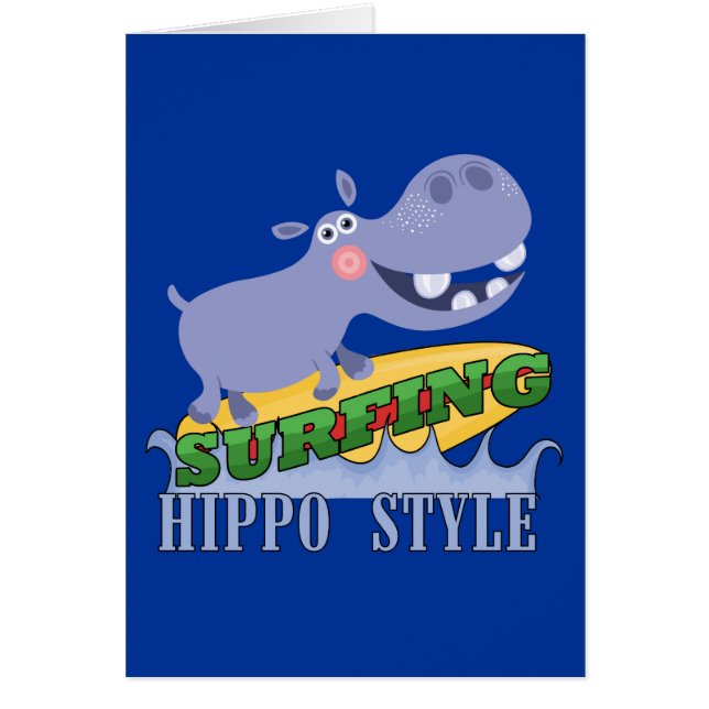 Surfer Hippopotamus (Front)
