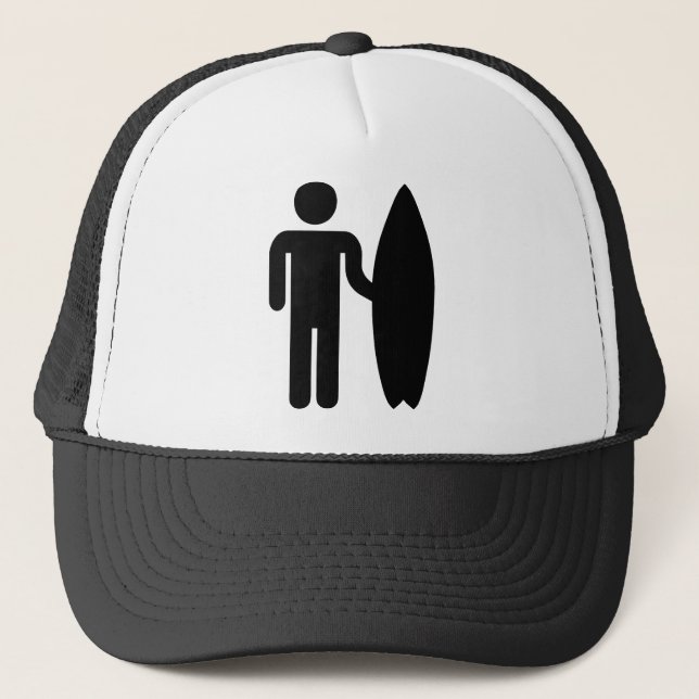 Surfer icon trucker hat (Front)