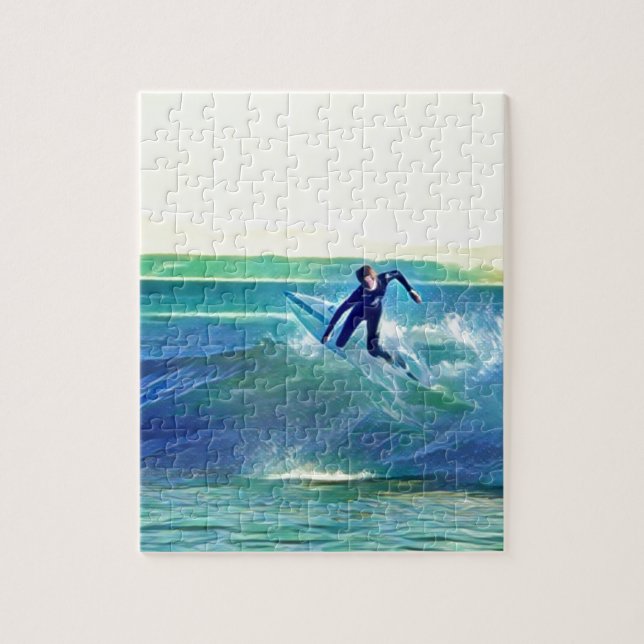 Surfer Jigsaw Puzzle (Vertical)