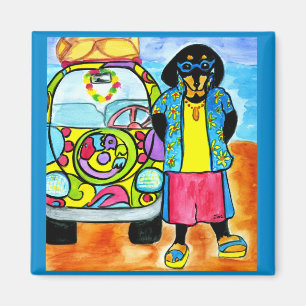 Surfer Joe's Van Magnet
