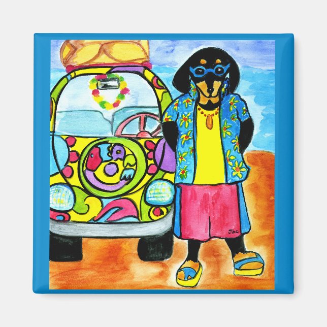 Surfer Joe's Van Magnet (Front)
