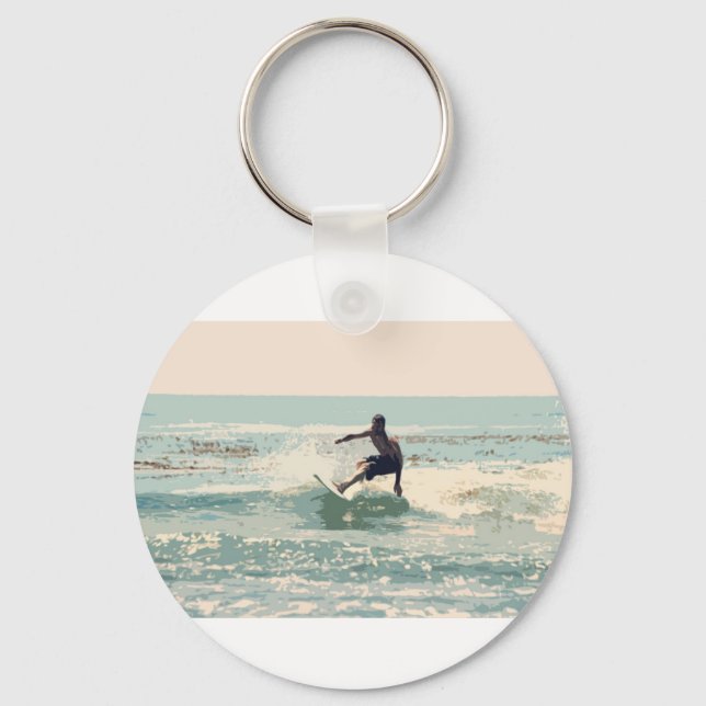 Surfer Key Ring (Front)