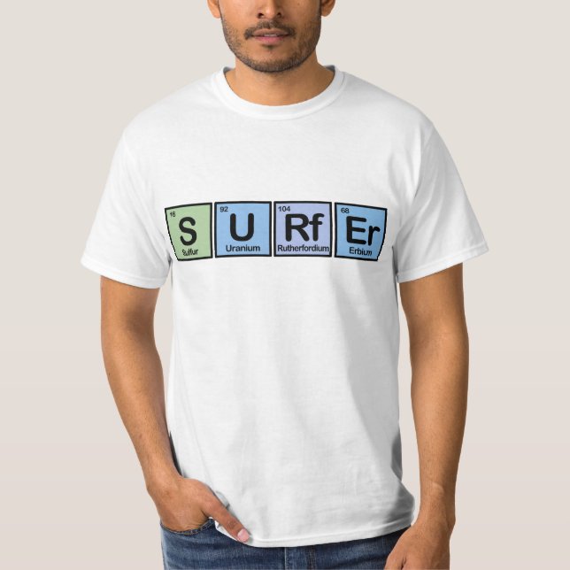Surfer made of Elements T-Shirt (Front)