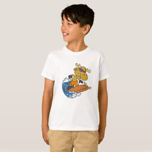 Surfer moose on Blue Ocean Wave   choose back colo T-Shirt