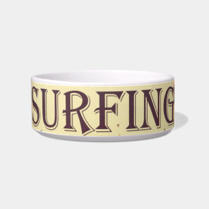 Surfer Pet Bowl