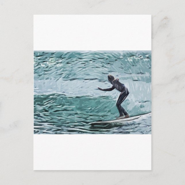 surfer postcard (Front)