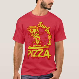 Surfer  Retro Pizza Boy 1634  T-Shirt