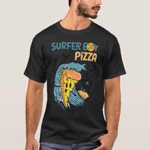 Surfer Retro Pizza Boy T-Shirt