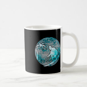 Surfer Retro Sun Vintage Surfing Surfboard Beachwe Coffee Mug