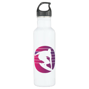Surfer Retro Surfing Sunset 710 Ml Water Bottle