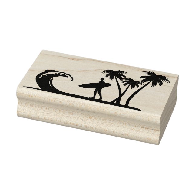 Surfer Rubber Stamp (Stamp)