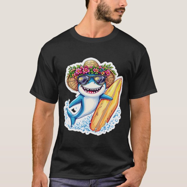 surfer shark T-Shirt (Front)