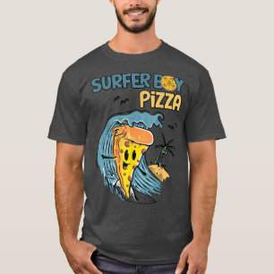 Surfer Shirt Retro Pizza Boy5349
