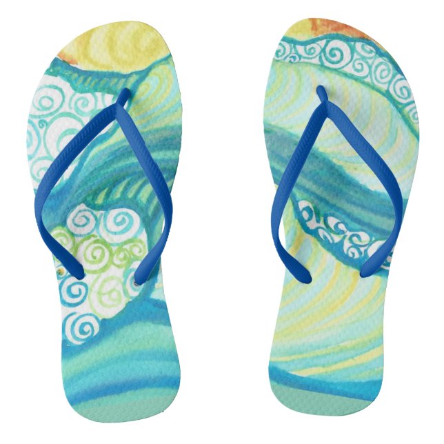 Surfer slippers flip flops (Footbed)