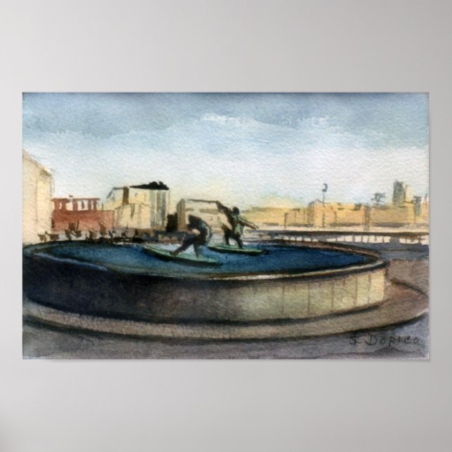 Surfer Source (A Coruña) Poster (Front)