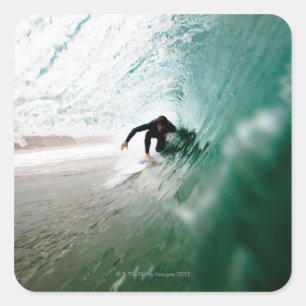 Surfer Square Sticker