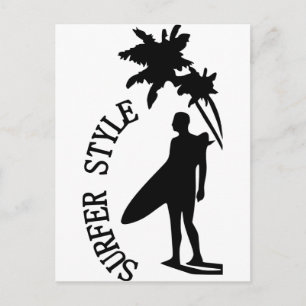 Surfer Style Postcard