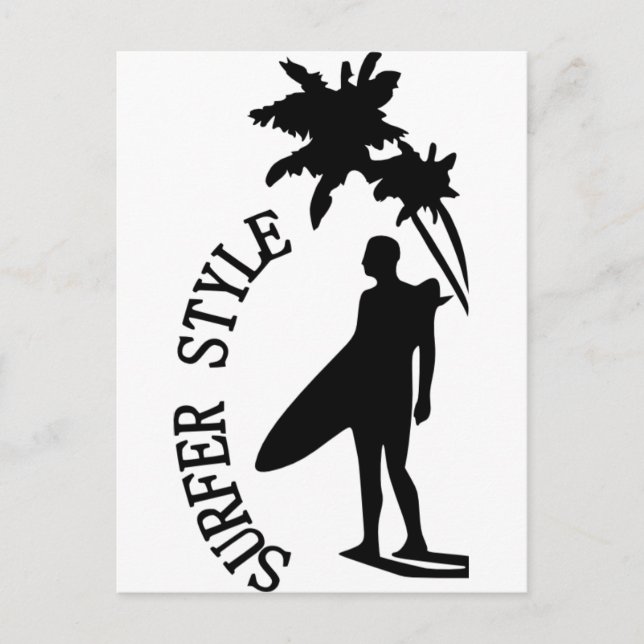Surfer Style Postcard (Front)