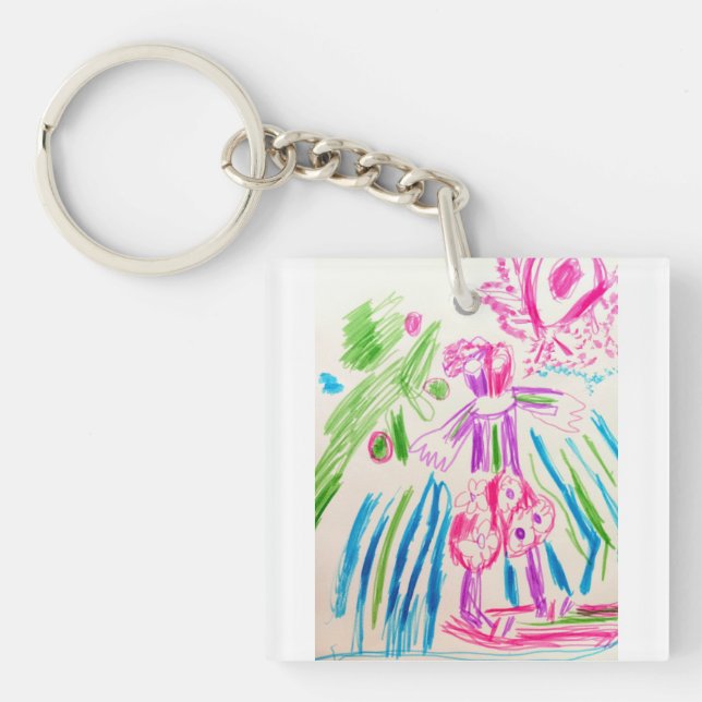 Surfer summer  key ring (Front)