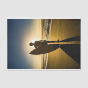 Surfer Sunrise Tissue Paper