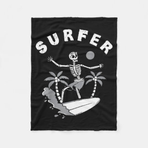 Surfer Surfboard Sayings Surf Surfing Fleece Blanket