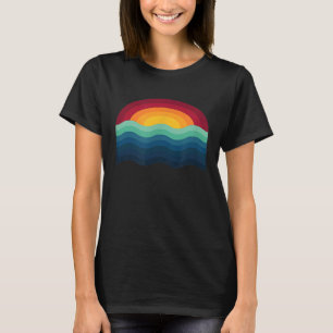 Surfer Surfboard Sunset Surf Surfing Wakeboard Wav T-Shirt