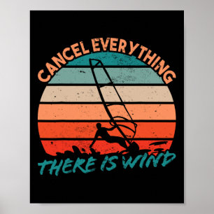 Surfer Surfboard - Windsurfer Windsurfing - Surfin Poster