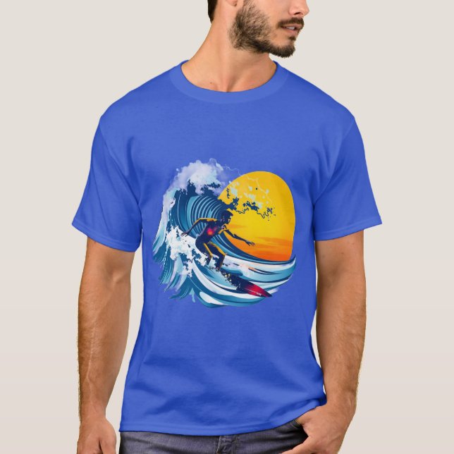 Surfer surfing T-Shirt (Front)