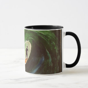 Surfer Surfing Tube Ride Ocean Ripcurl Coffee Mug