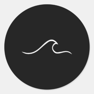 Surfer Surfing Wave Beach For Surfer Boy Girl Dude Classic Round Sticker