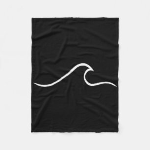 Surfer Surfing Wave Beach For Surfer Boy Girl Dude Fleece Blanket