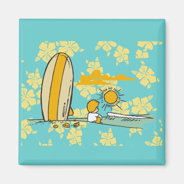 Surfer Tshirts and Gifts Magnet (Front)