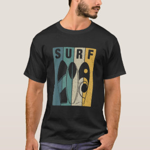 Surfer Vintage Hawaii Waves Surfin Surfing T-Shirt