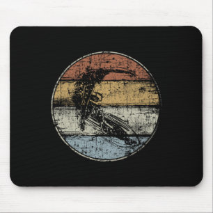 Surfer Vintage Surfing Surf Camp Mouse Mat