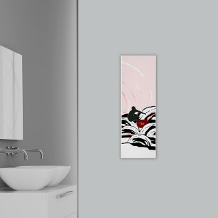 Surfer Wave Surfing At Sunrise Poster