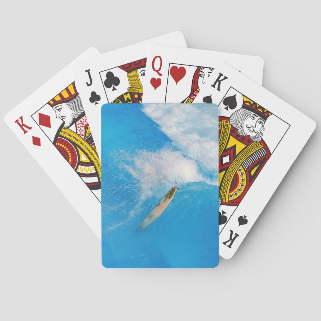 Surfer Wipeout Playing Cards (Back)