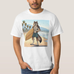 Surfer Wolf T-Shirt
