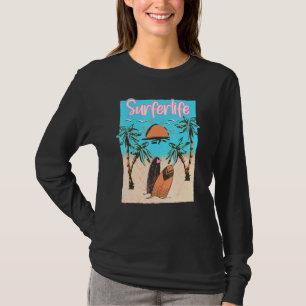 Surferlife Surfing Beach Surfer Vintage Surf T-Shirt