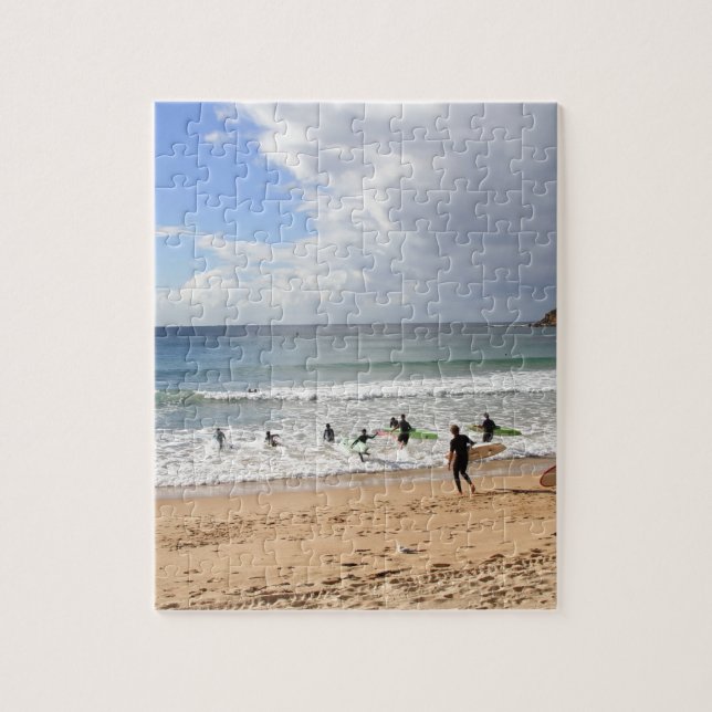 Surfers At Manly Beach, Australia Jigsaw Puzzle (Vertical)