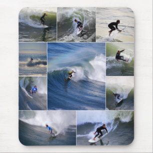 Surfers Collage Vertical Mousepad