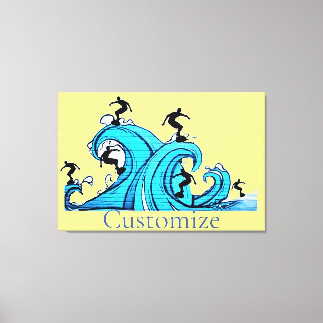 Surfers Everywhere Thunder_Cove  Canvas Print (Front)