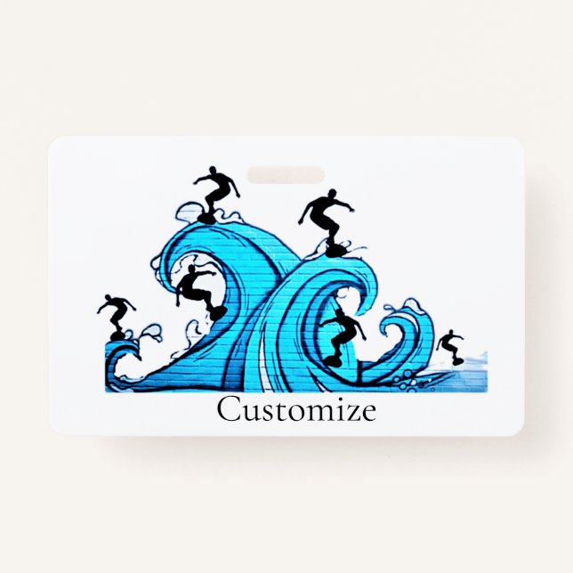 Surfers Everywhere Thunder_Cove  ID Badge (Front)