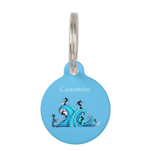 Surfers Everywhere Thunder_Cove Pet Tag
