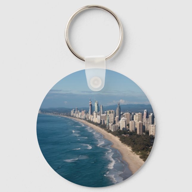 Surfers Paradise Gold Coast Queensland Australia Key Ring (Front)