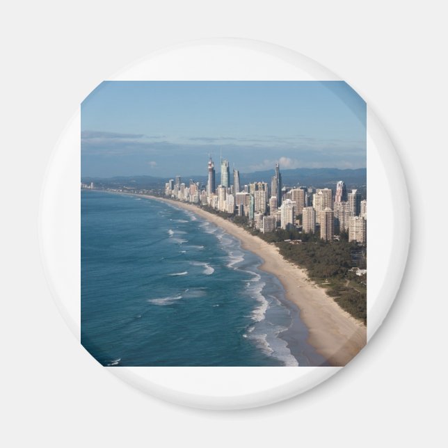 Surfers Paradise Gold Coast Queensland Australia Magnet (Front)