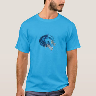 Surfers & Surf Fans Ocean Wave Surfing Graphic T-S T-Shirt