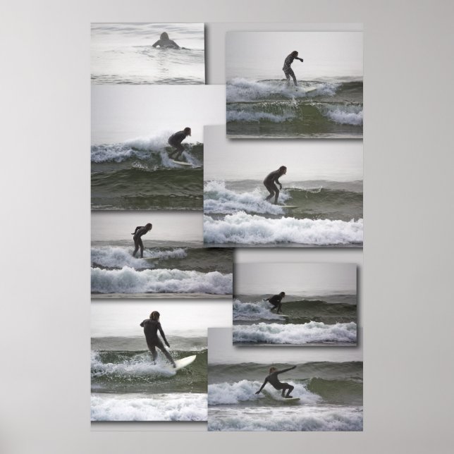 Surfin' fine art print (Front)