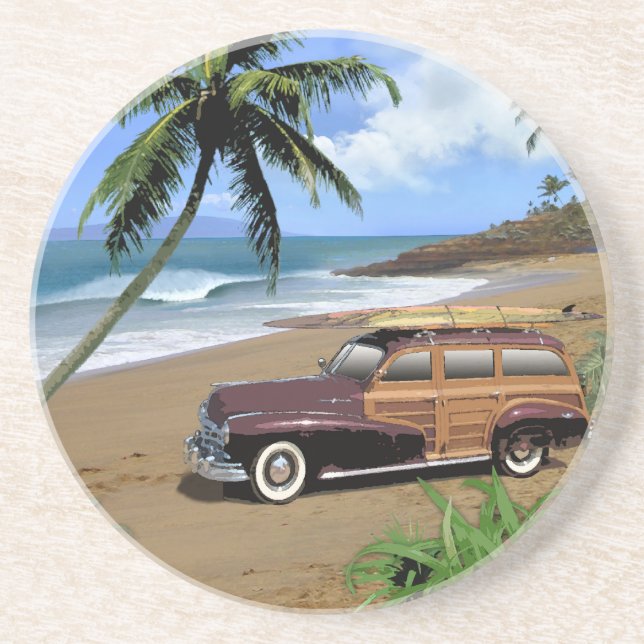 Surfin' Hawaii Coaster (Front)